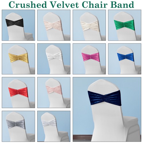 Velvet chair band wedding - chair,