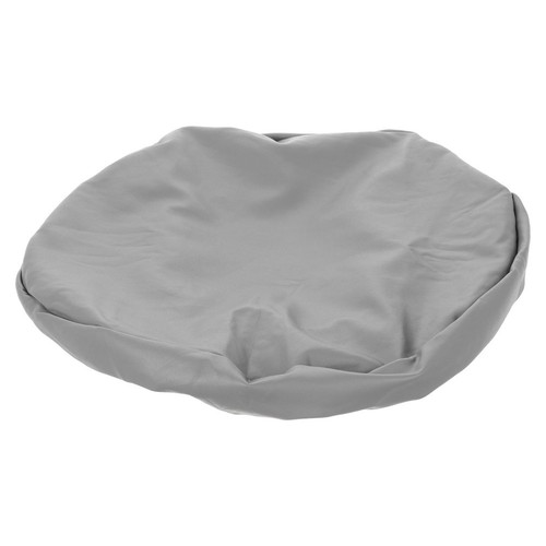 Reusable grey round stool - grey,