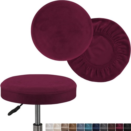 Round bar stool - covers, velvet