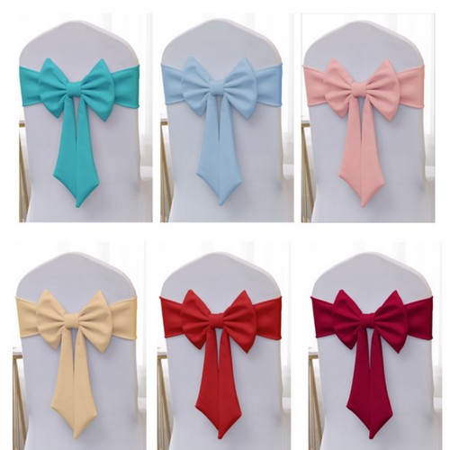 Chair cover bow elastic - bow,